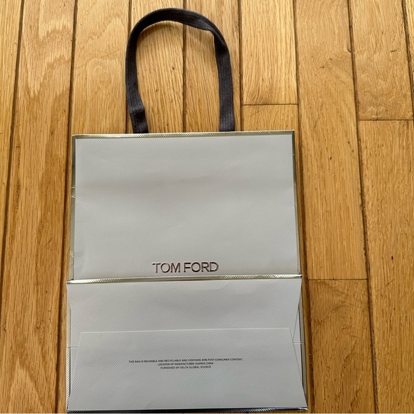 Tom Ford Grey and Silver Gift Bag - Picture 2 of 3